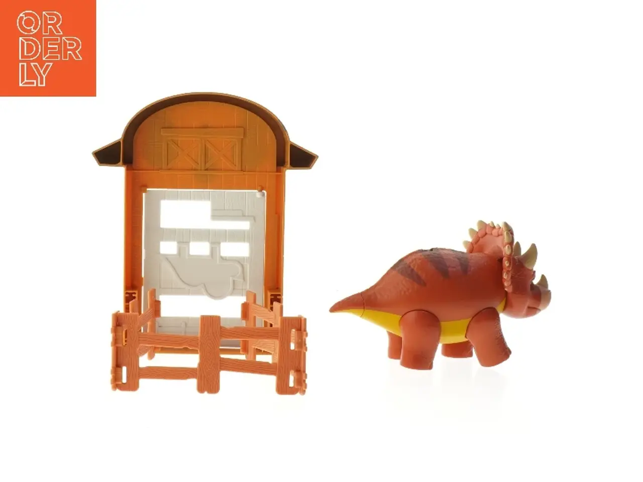 Billede 4 - Dino Ranch Triceratops dinosaur med indhegning