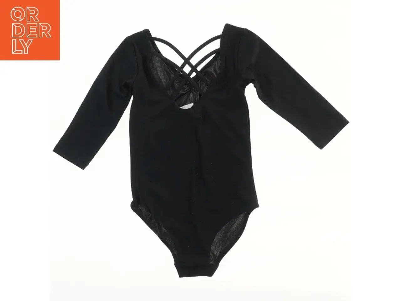 Billede 2 - Sort bodystocking med lange ærmer fra H&M (str. 110)