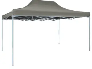 Foldbart pop up-festtelt 3 x 4,5 m - antracitgrå