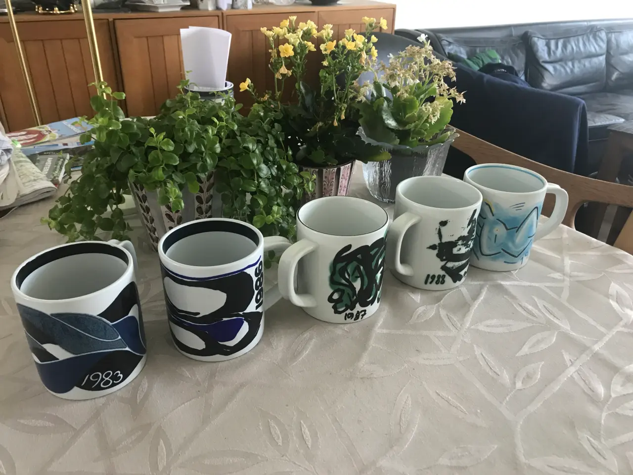 Billede 1 - Store Årskrus, Royal Copenhagen - 5 stk.