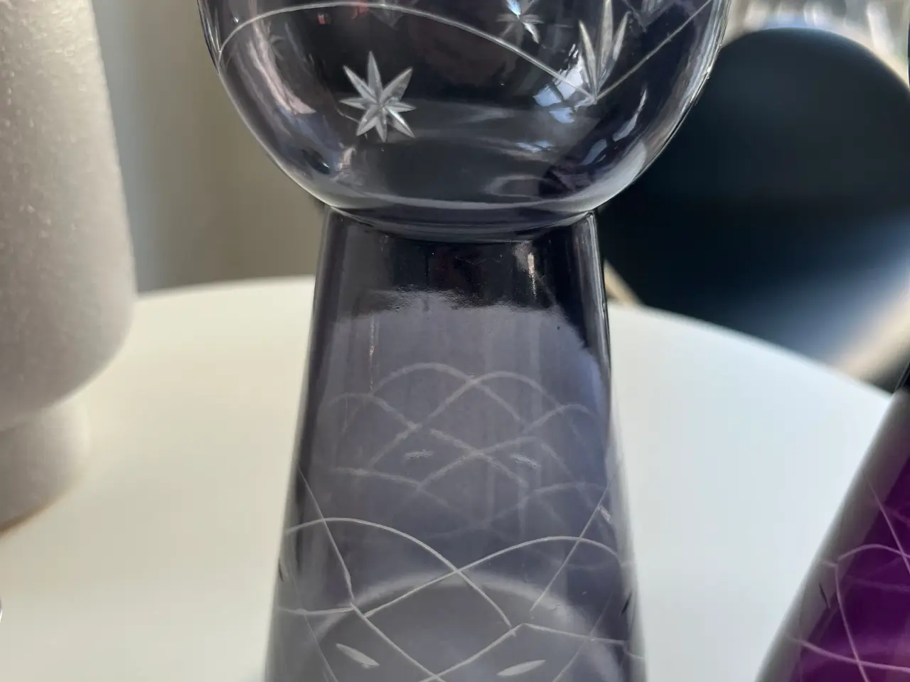 Billede 4 - 2 Antikke hyacintglas