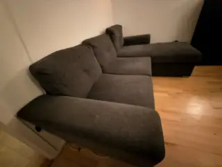 JYSK mørkegrå sofa