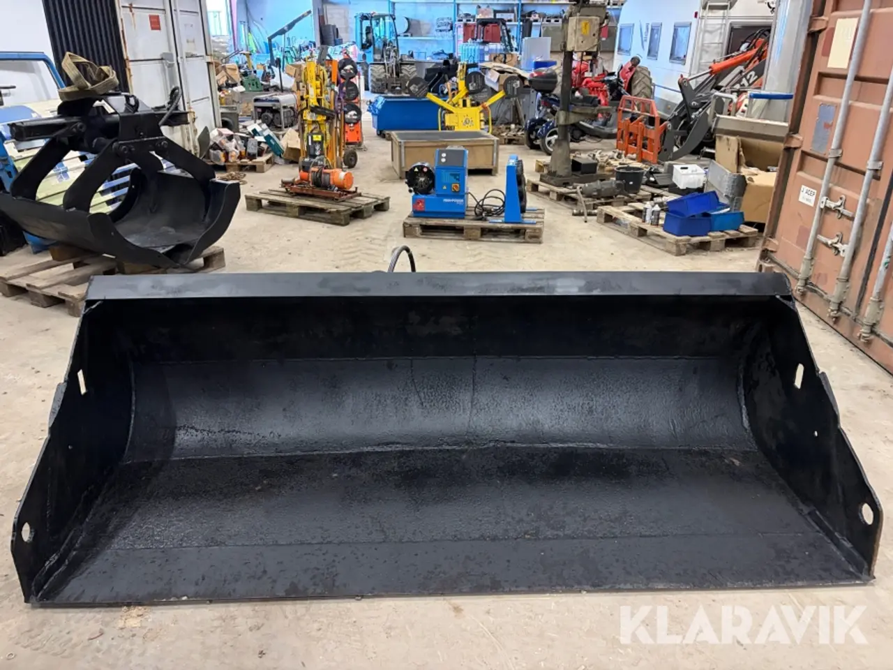 Billede 2 - Truckskovl Speciallavet til gaffelmontering, med hydraulisk tip