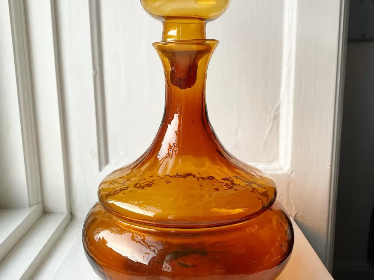 Billede 2 - Brunt glas, buttet