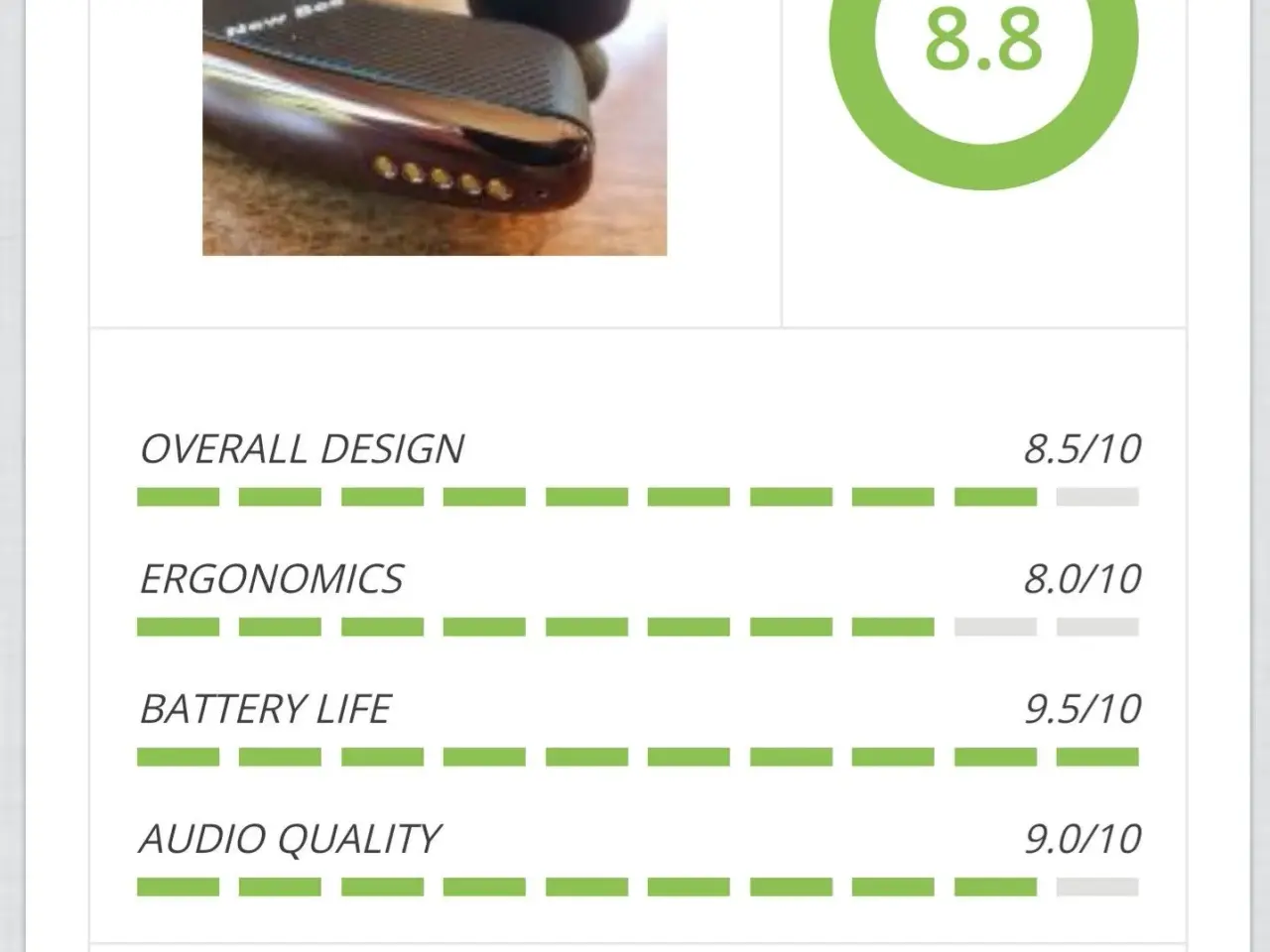Billede 8 - New Bee M50 Bluetooth headset.