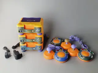 ⭐️: 3 stk. Vtech V.Smile konsoller + tilbehør