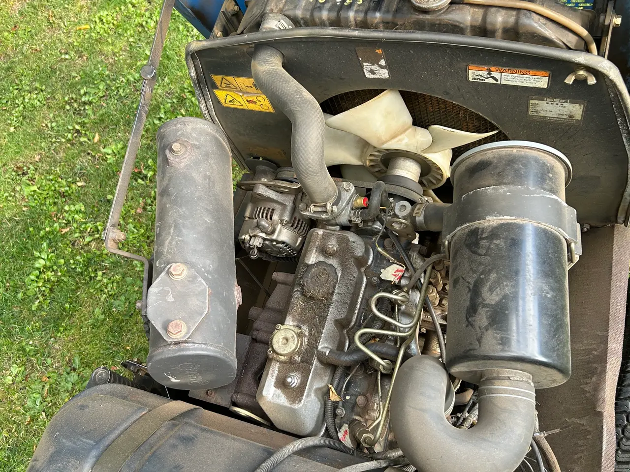 Billede 9 - Iseki SF330 diesel plæneklipper med 2 m klippebord