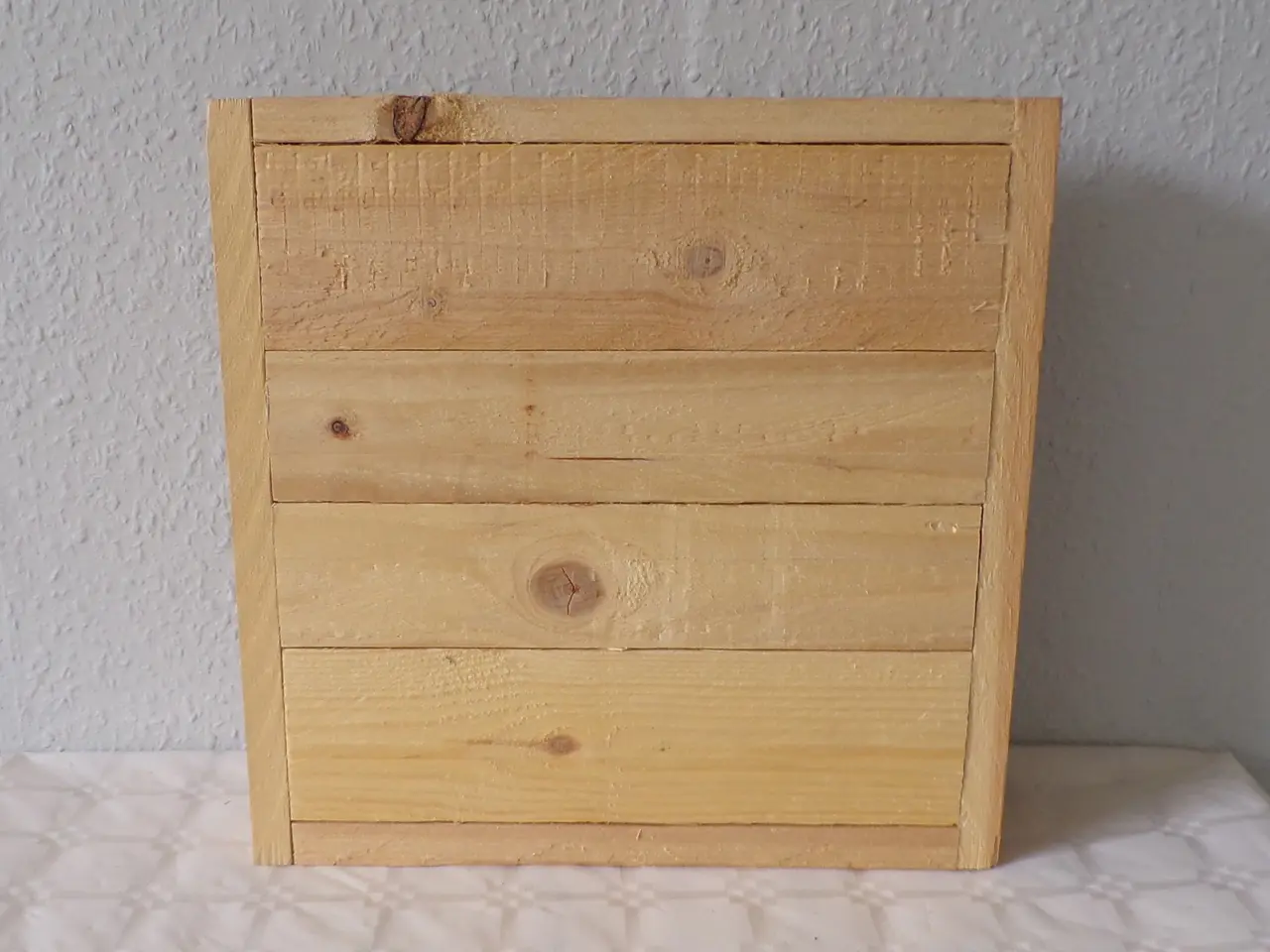 Billede 7 - Bakke genbrugstræ 30 x 30 cm