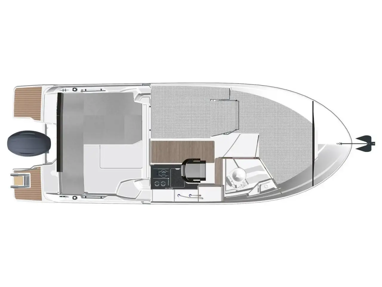 Billede 11 - Jeanneau Merry Fisher 695 Serie 2 - 100 HK Yamaha