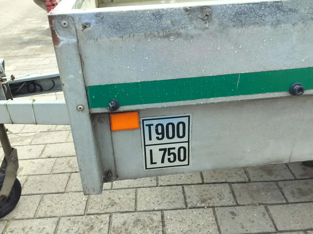 Billede 5 - Euro trailer med bremser, inkl. reservehjul