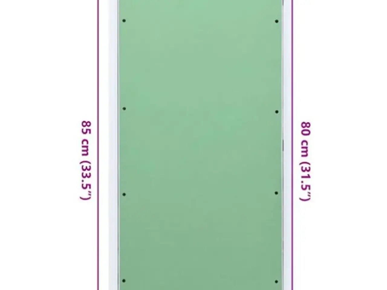 Billede 1 - Adgangspanel 45 x 85 cm i aluminium og gipsplade