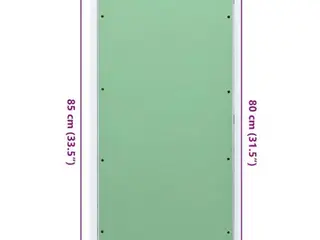 Adgangspanel 45 x 85 cm i aluminium og gipsplade