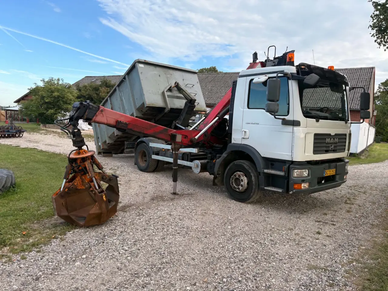 Billede 12 - Lastbil MAN med container og kran