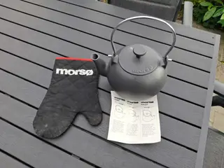 Morsø kedel + kobber brændekurv