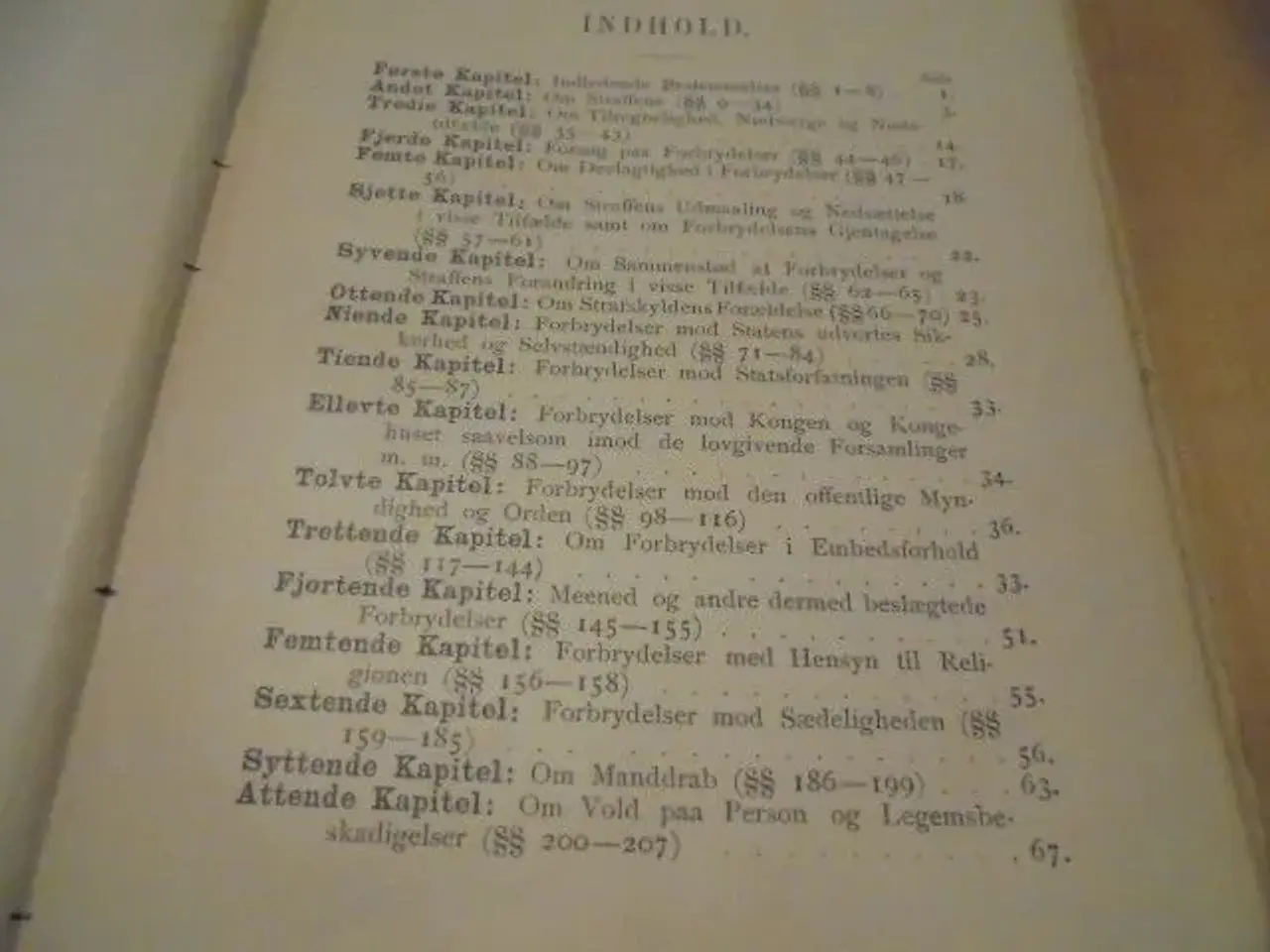 Billede 3 - Alm. Borgerlig Straffelov - udg. fra 1892  Lov om 