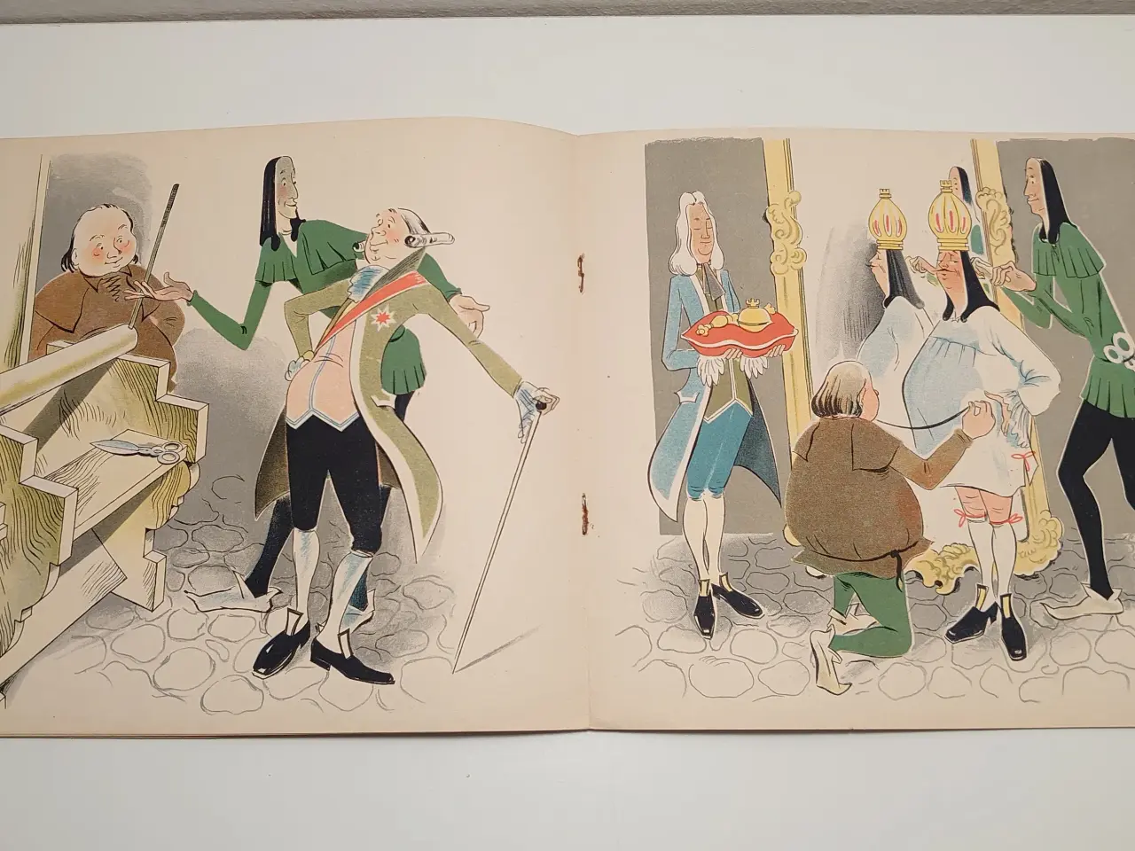 Billede 3 - H.C.Andersen: Kejserens Nye Klæder. A. Holst 1943