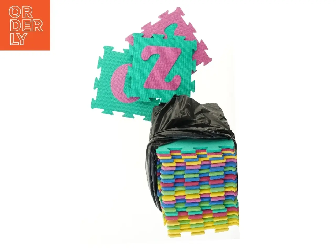 Billede 1 - Puzzle skumgulvfliser (str. 25 stk 32x32 cm)