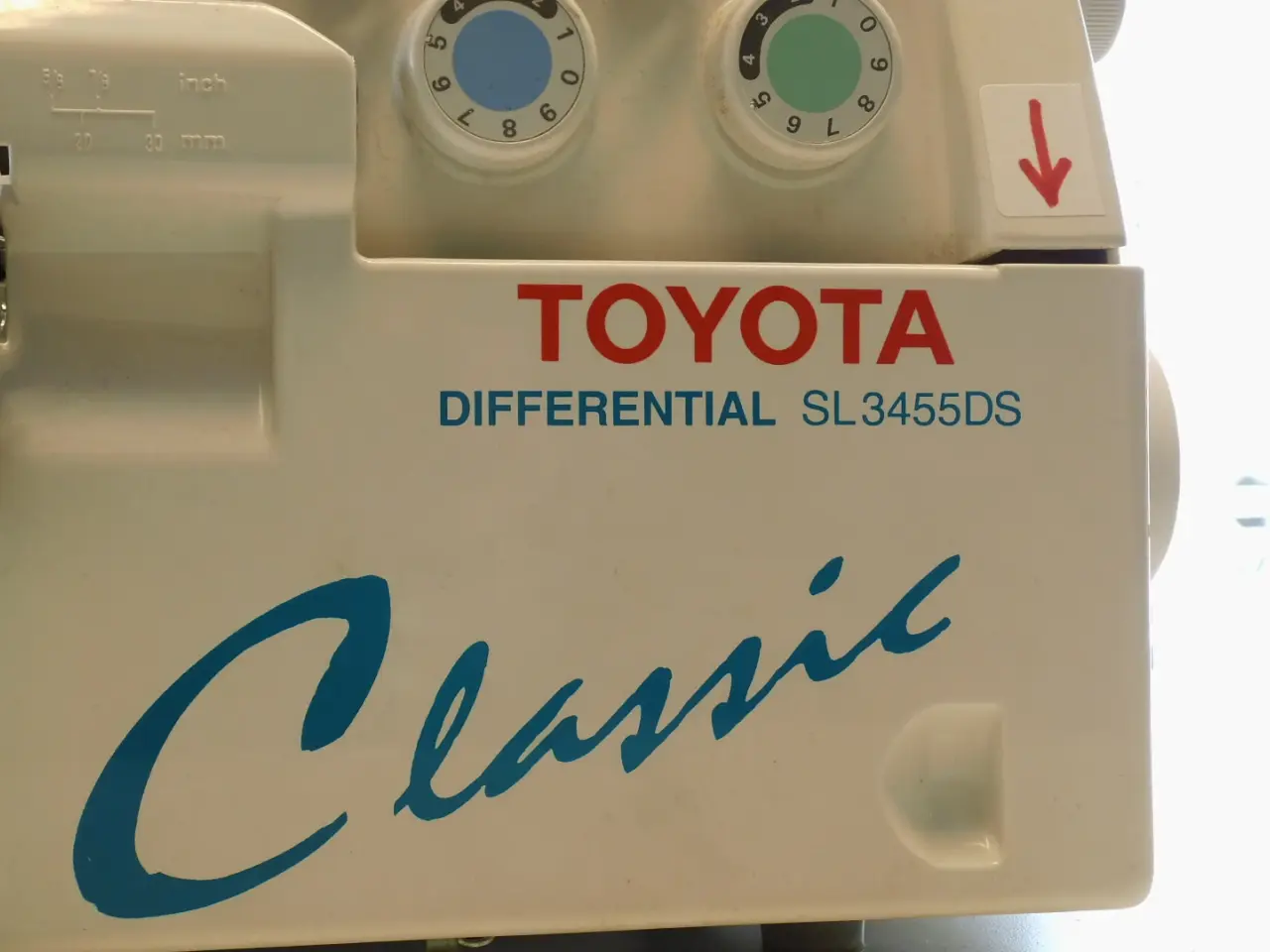 Billede 5 - Overlocker Toyoto SL3455DS 4-tråds 2-nåls