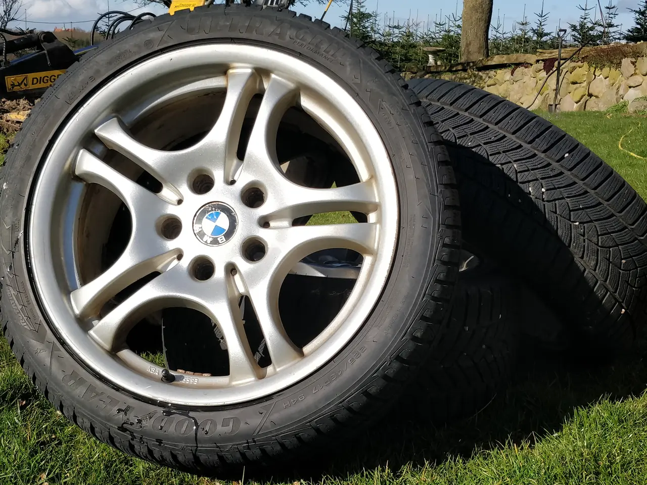 Billede 1 - BMW orig. M 17" alufælge m. vinterdæk, Goodyear
