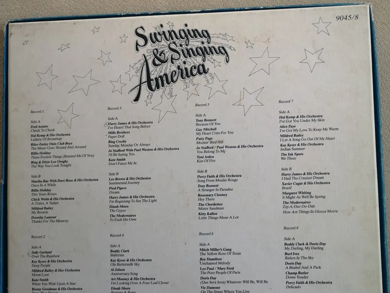 Billede 4 - 2 stk 8-lp boxe (=16 lp'er) Country/swing