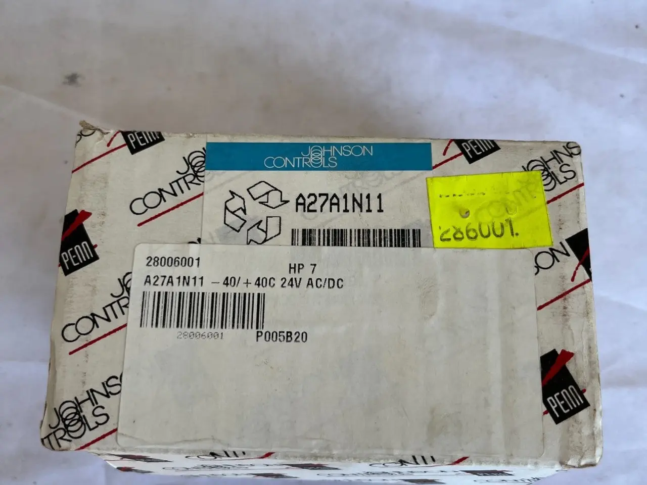 Billede 2 - Johnson Controls A27A1N11 1 Stage Control modul