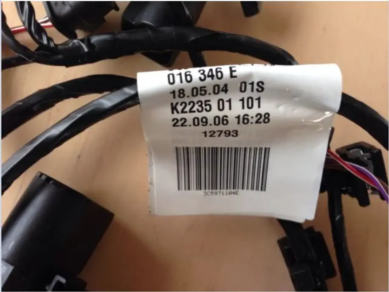 Billede 2 - Baksensor ledningsnet