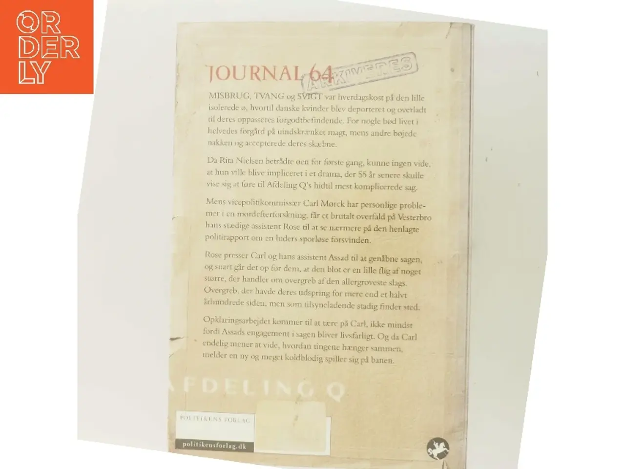 Billede 3 - Journal 64 af Jussi Adler-Olsen (Bog)