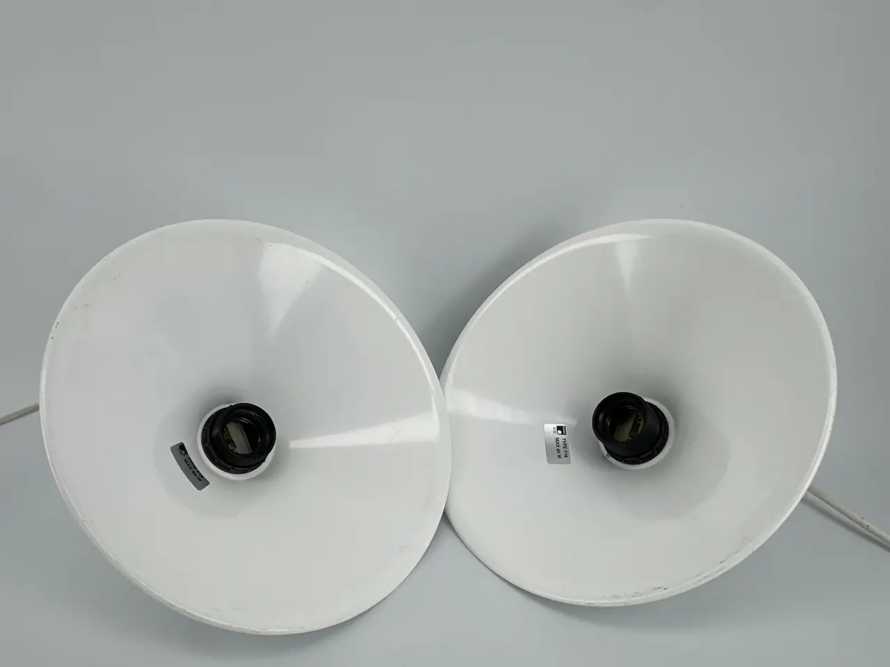 Billede 8 - 2 stk. hvide retro pendler, HORN (9132)