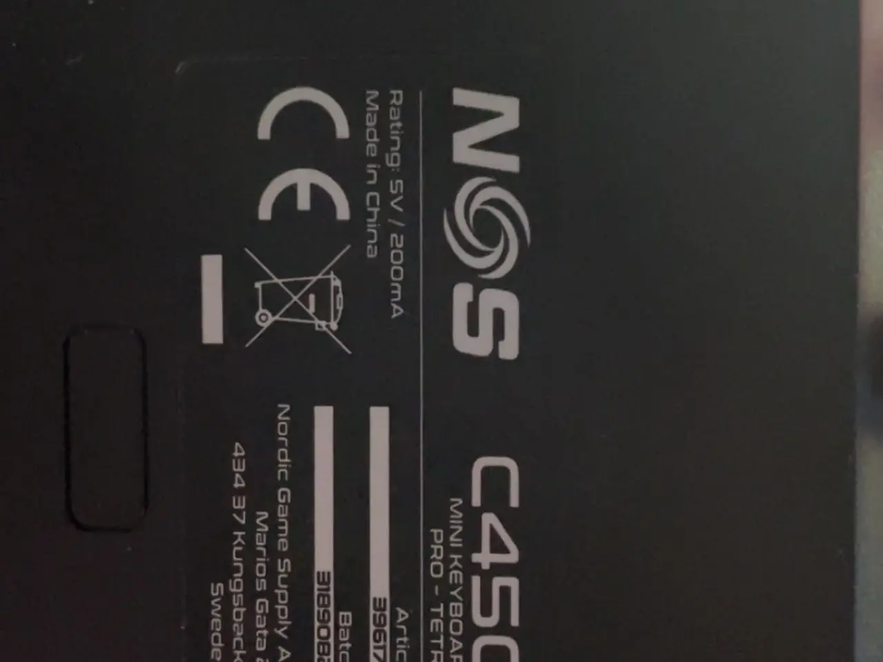 Billede 3 - Nos gaming keyboard