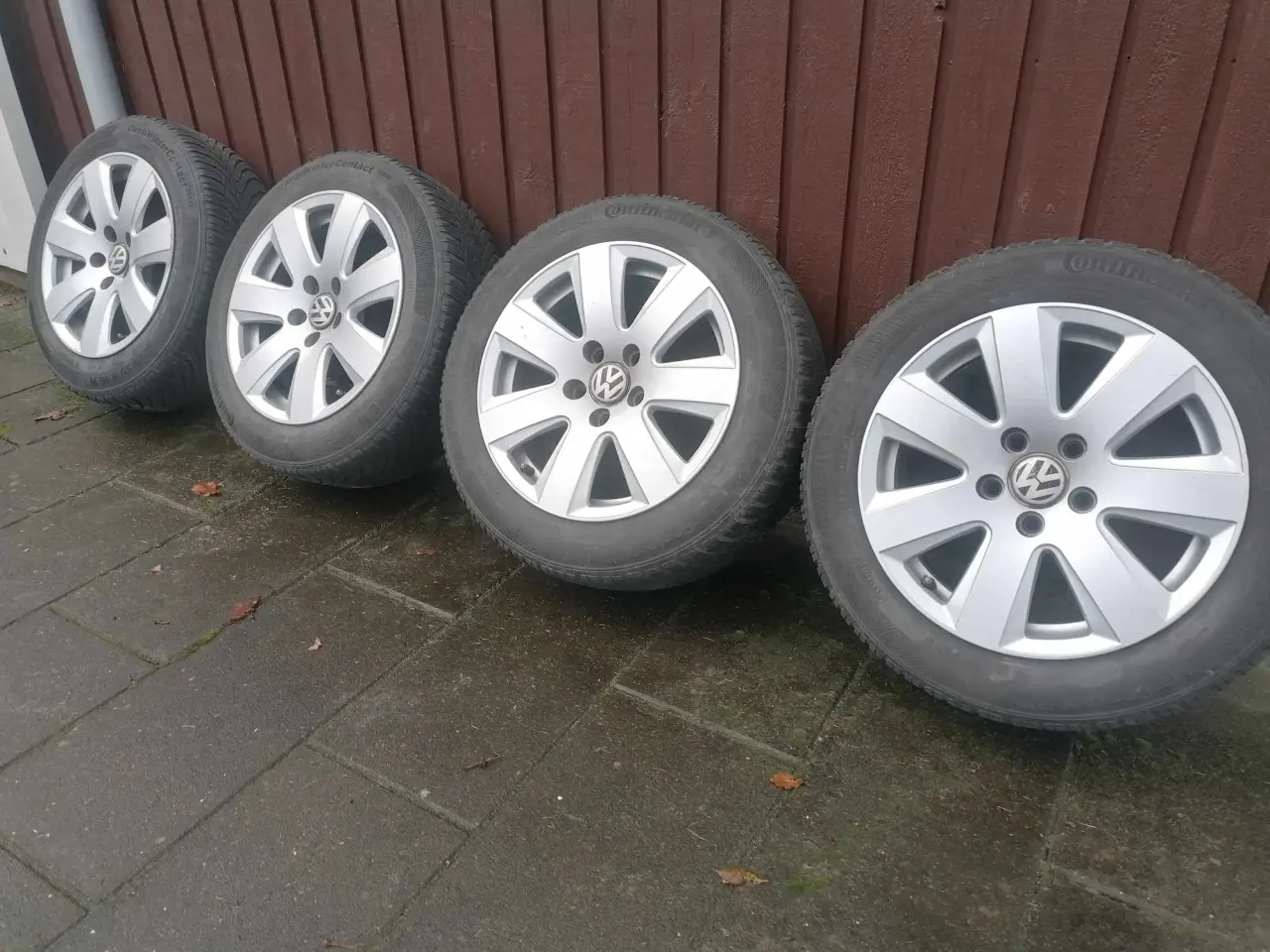 Billede 2 - Vw fælge 16" 5x112 m. Vinterdæk