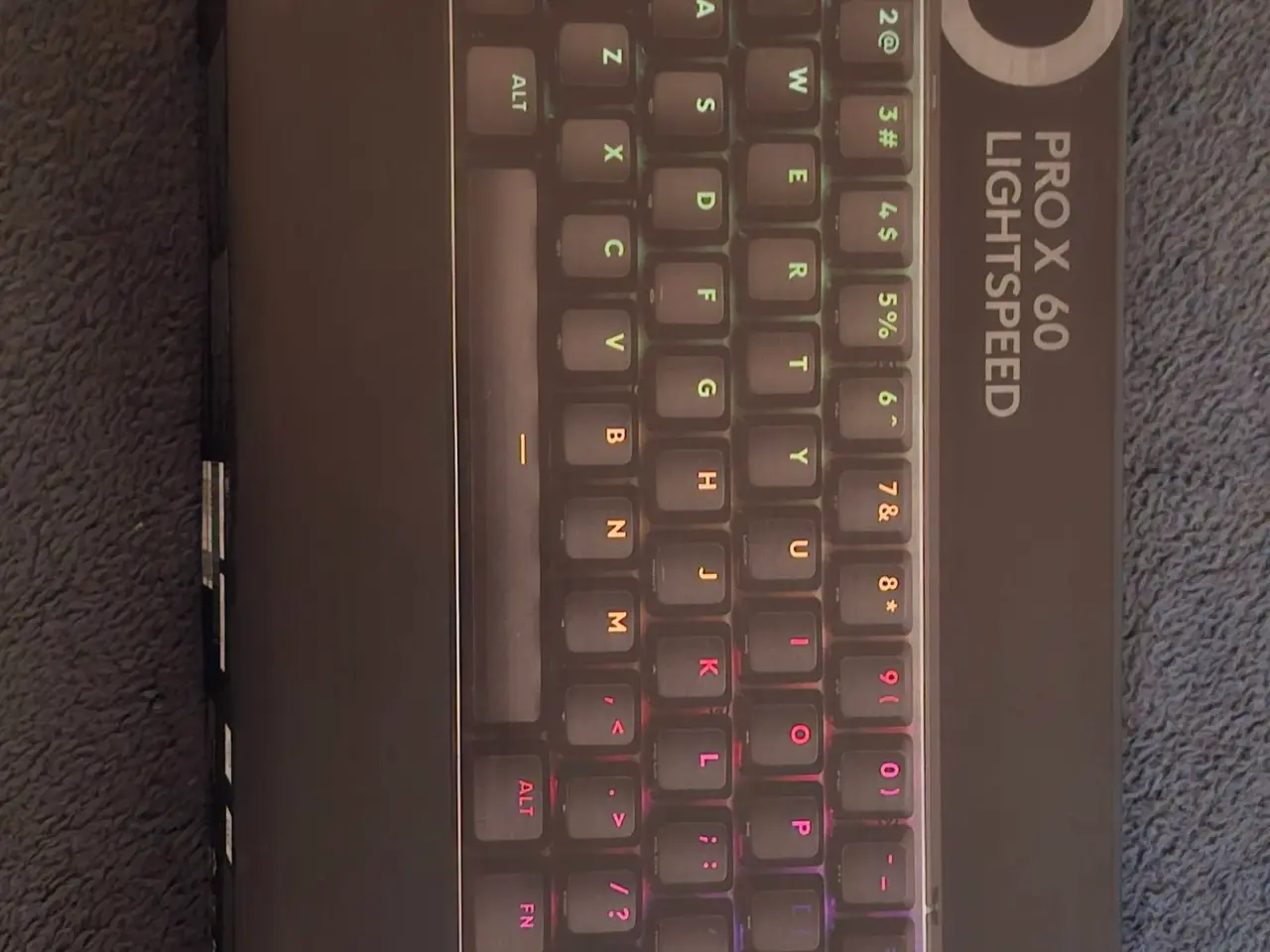 Billede 5 - LOGITECH PRO X 60 LIGHTSPEED TASTATUR - sort