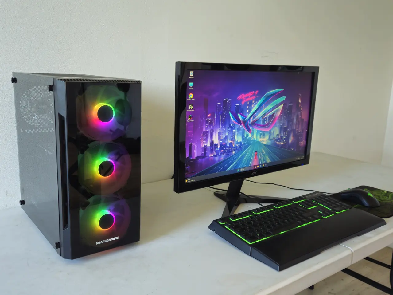 Billede 1 - i5 SharkGaming Pc + 24" Gaming Skærm