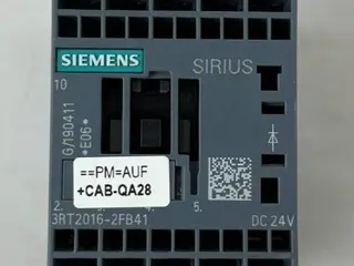 Siemens Sirius 3RT2016-2FB41 kontaktor 24VDC 9A
