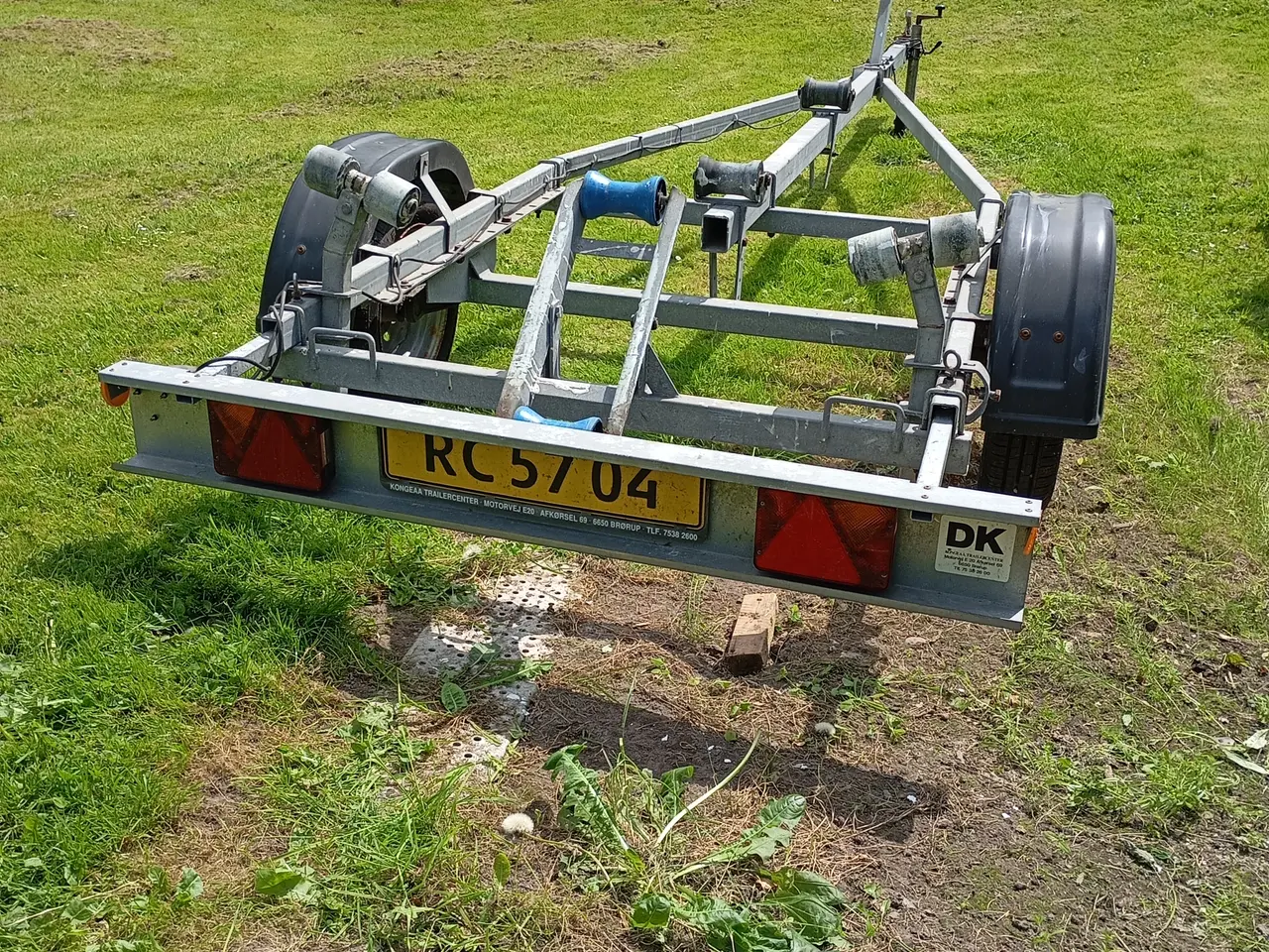 Billede 4 - Bådtrailer 500kg nysynet