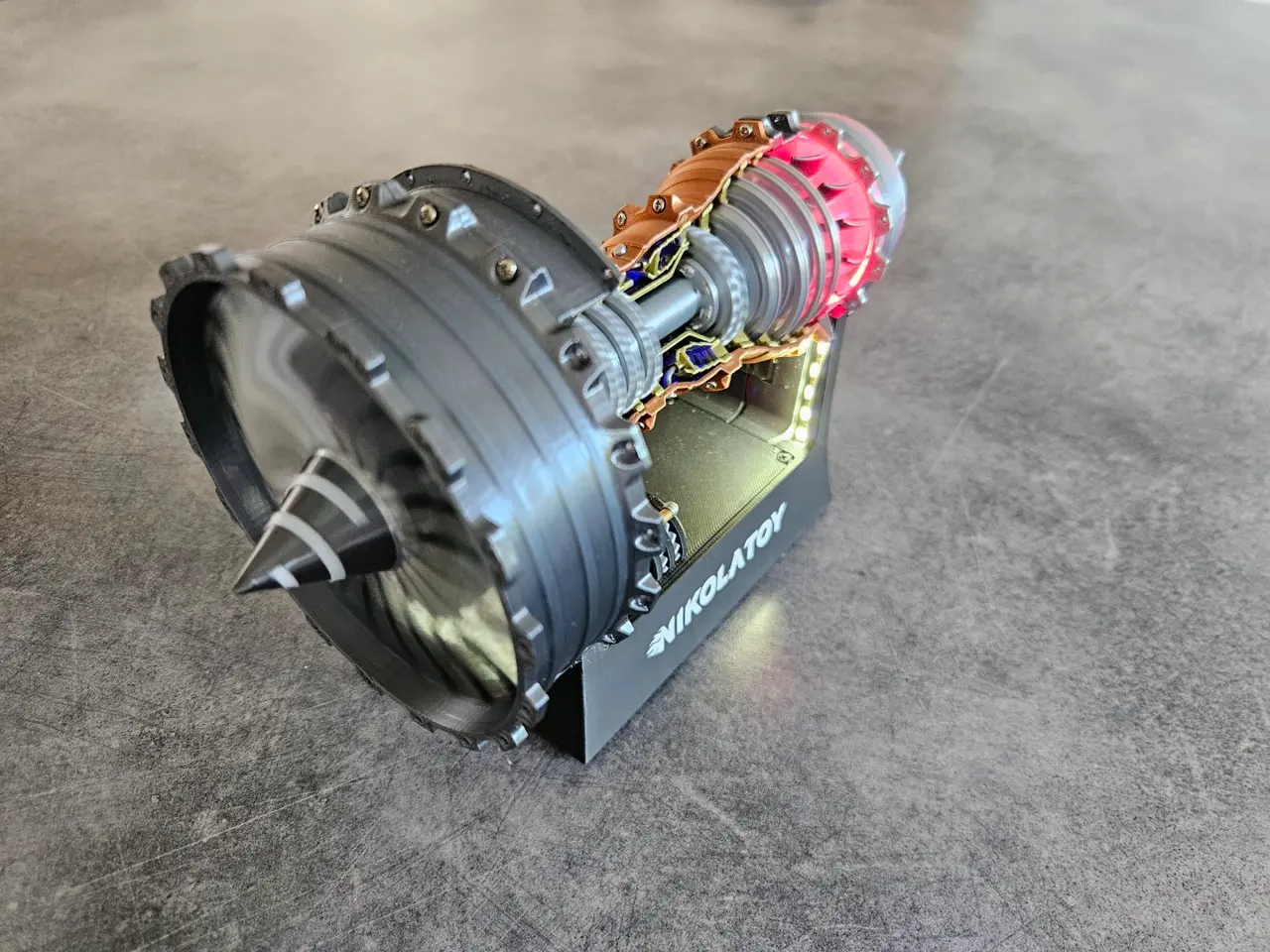 Billede 11 - NIKOLATOY Jet Turbojet Engine – LED-model