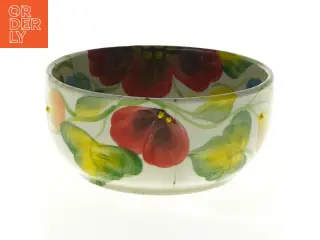 Håndmalet spansk keramikskål (str. Diameter, 15 cm h 7 cm)
