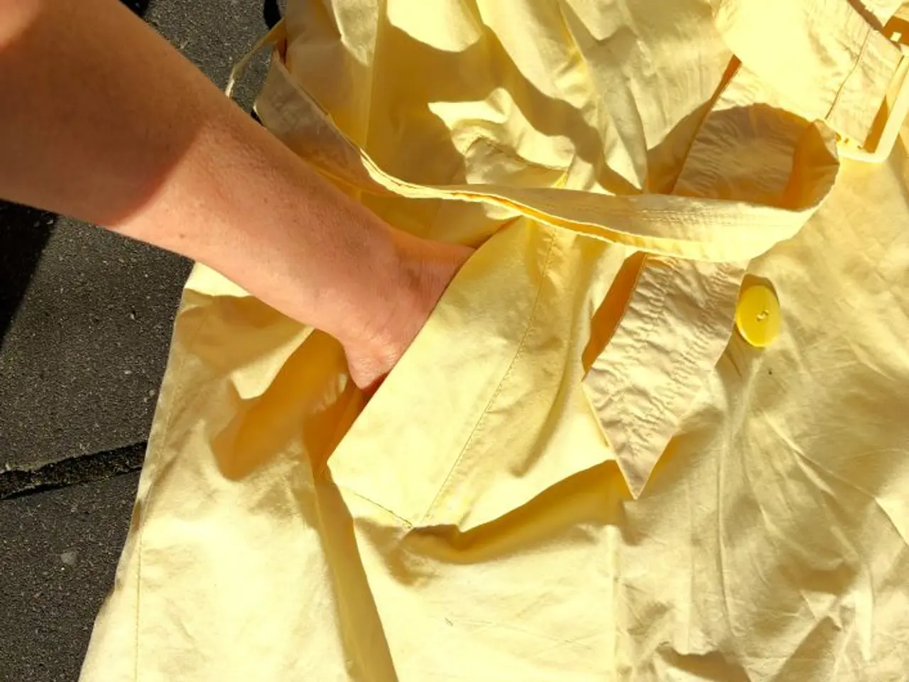 Billede 2 - Fin og elegant sommerfrakke /trechcoat /cottoncoat