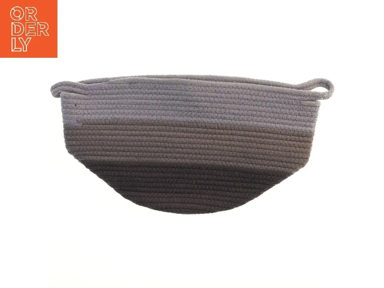 Billede 1 - Hæklet kurv med håndtag (str. 48x24 cm)
