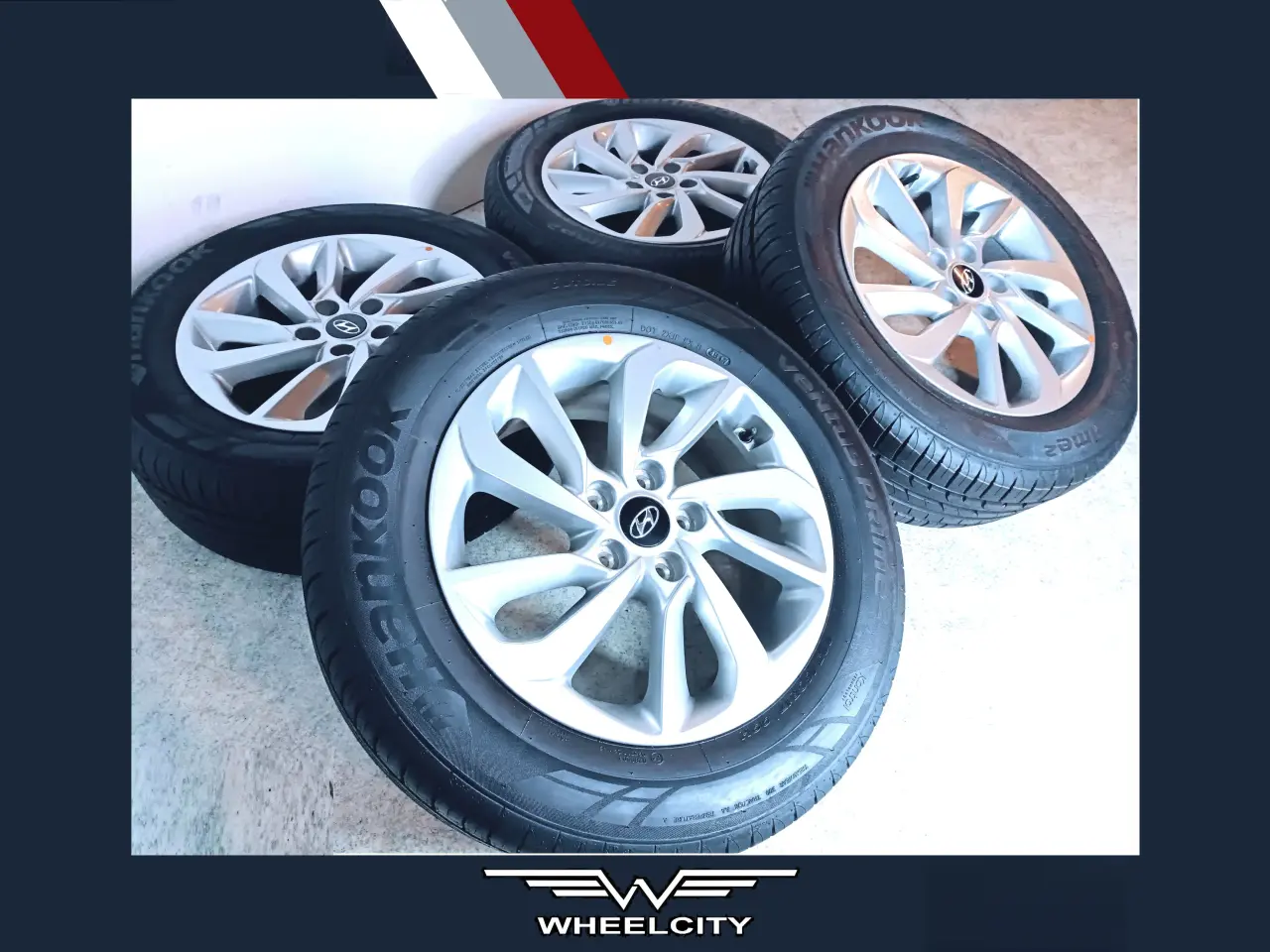 Billede 1 - 5x114,3 17" ET51 nav 67,1ø HYUNDAI sommersæt - NYE