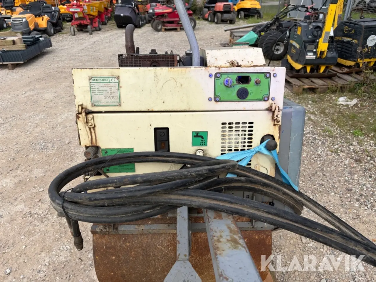 Billede 12 - Pladevibrator/Hydraulik station Benford MBR71HE