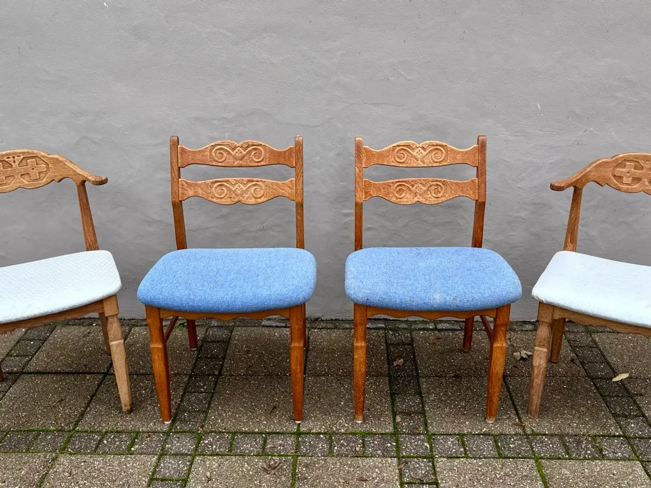 Billede 3 - Smukke Henning Kjærnulf stole i eg – klassisk dans