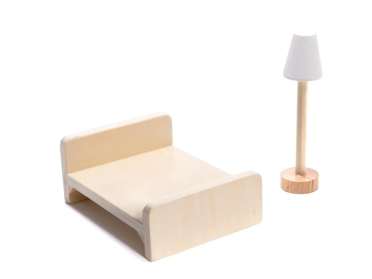 Billede 6 - Dukkehus i træ med møbler 78 cm - sort LED