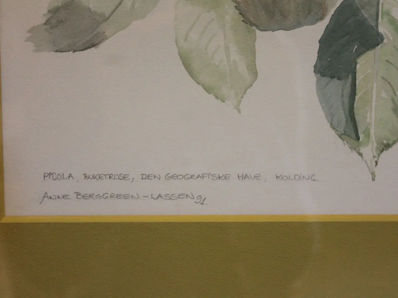 Billede 3 - Akvarel af Anne Berggreen-Lassen