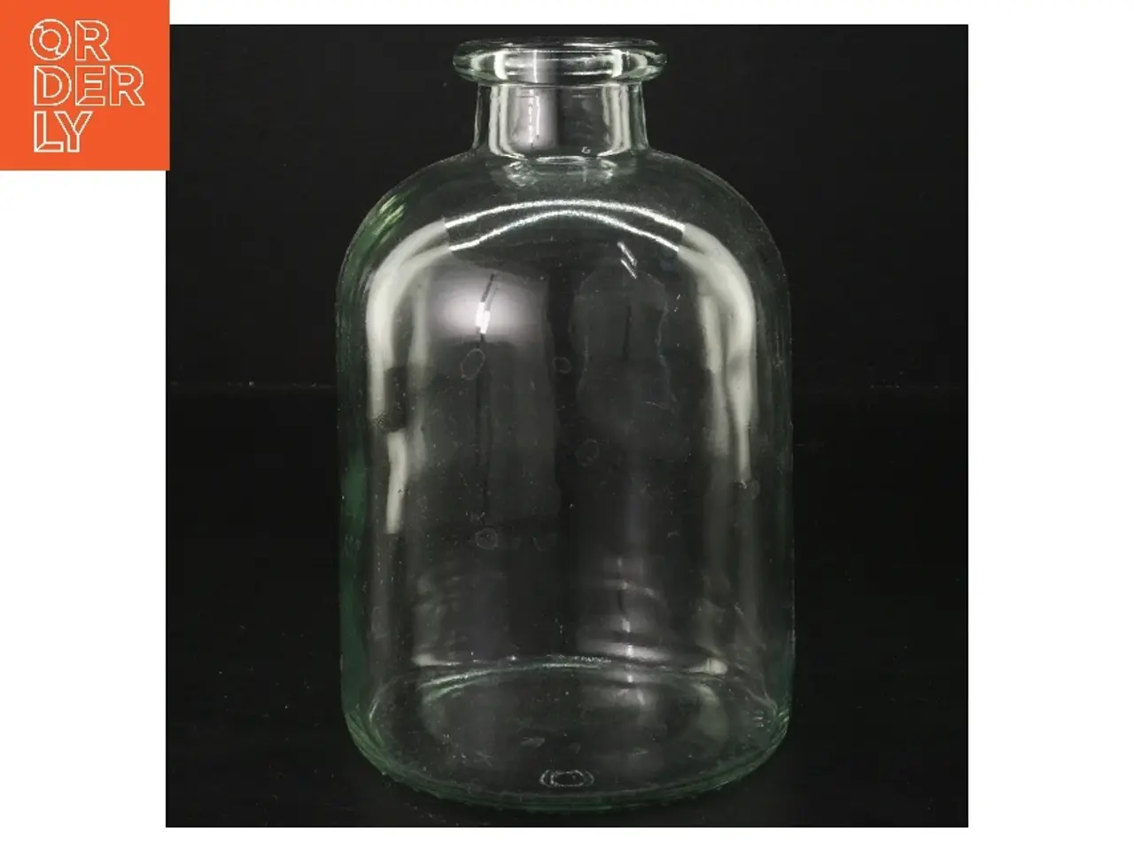 Billede 1 - Flot glas apoterflaske (str. 17 cm)