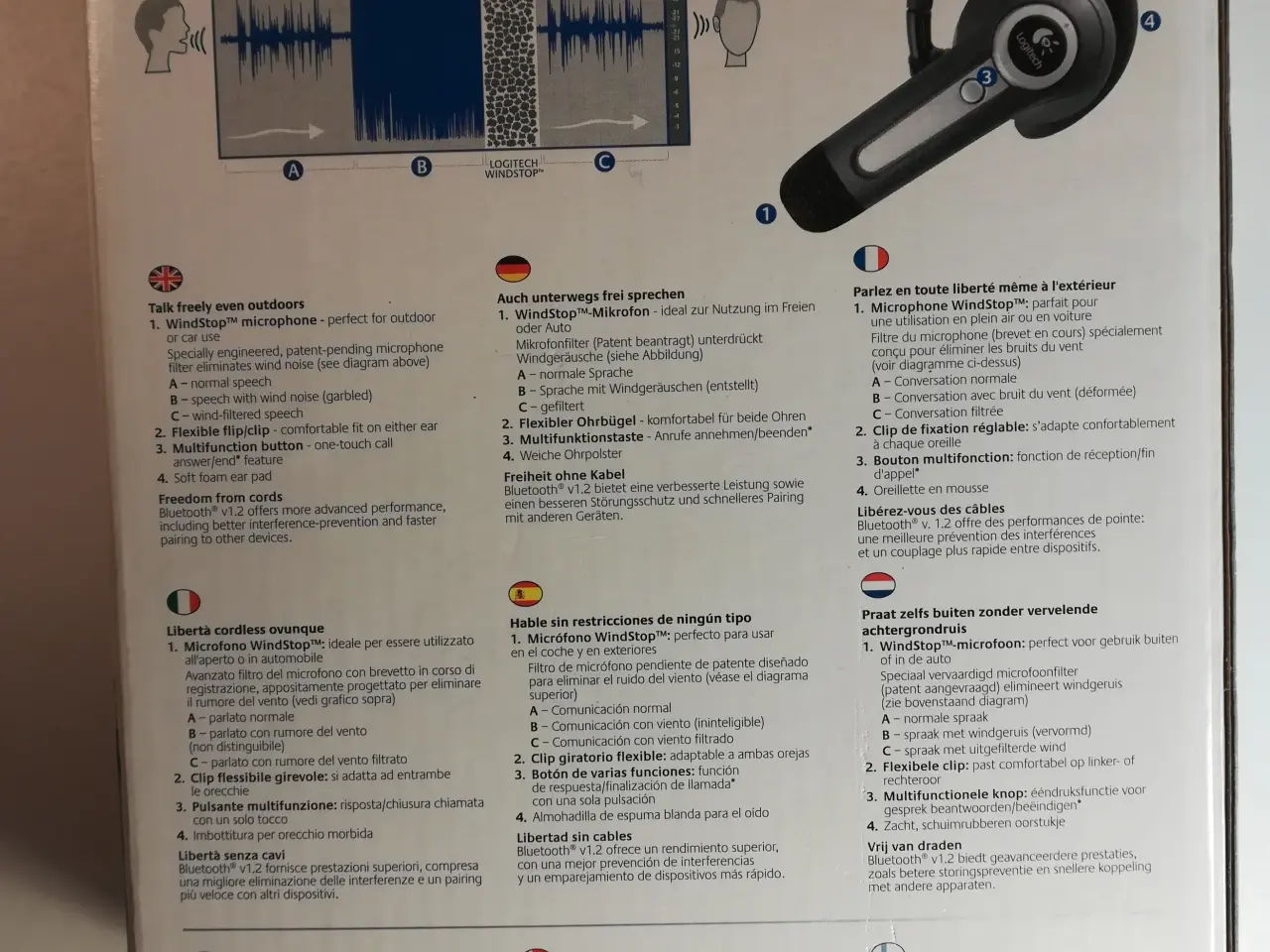 Billede 6 - Logitech Mobile Freedom Headset Bluetooth v1.2