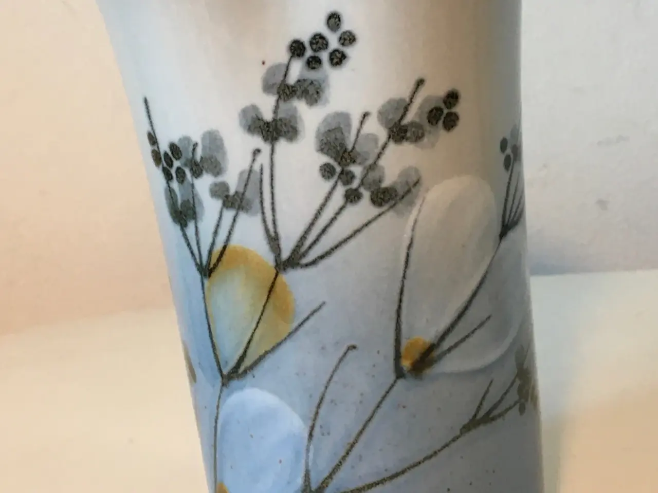 Billede 1 - Royal Copenhagen, vase med blomster