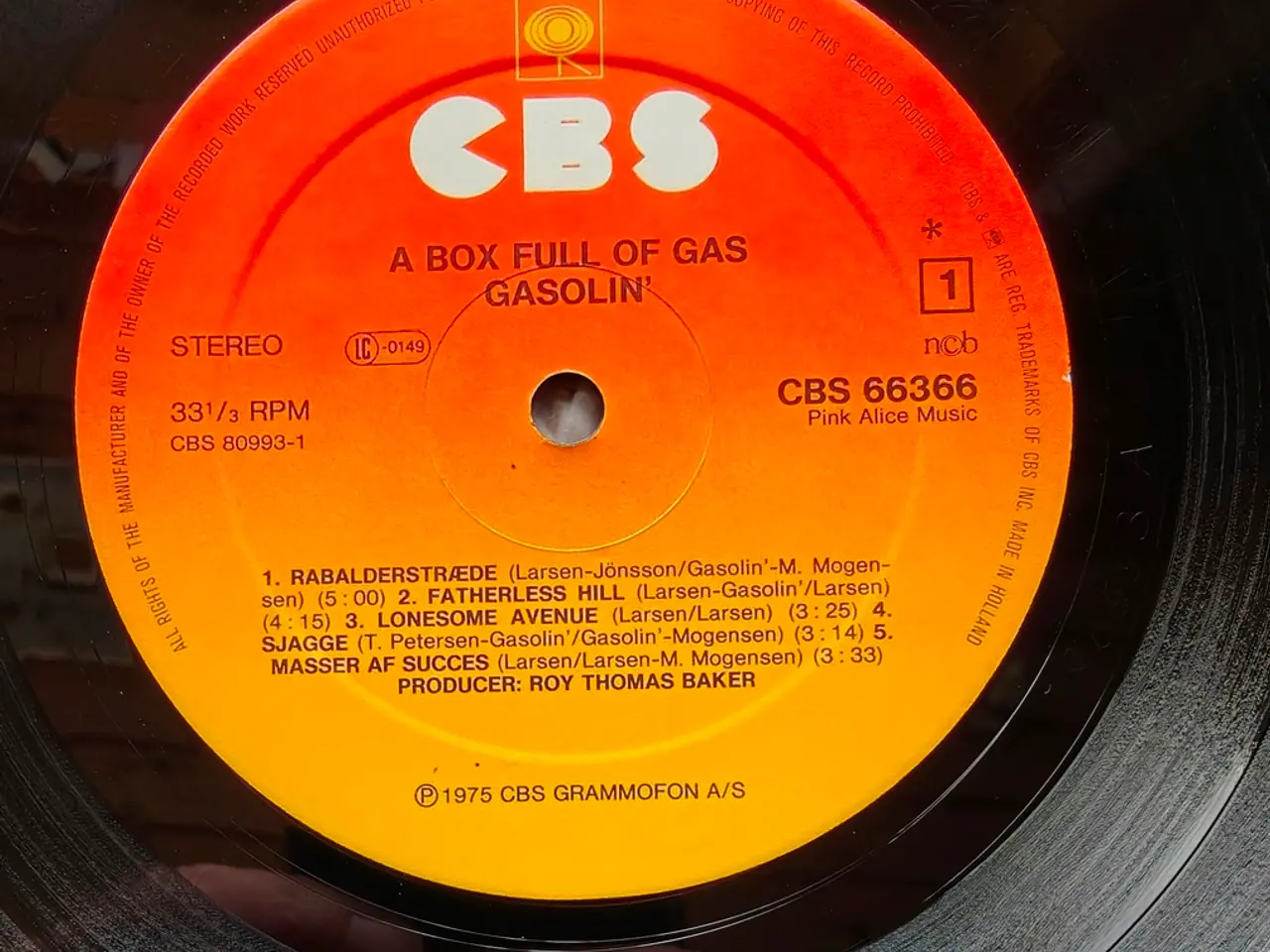 Billede 5 - LP, Gasolin – A Box Full Of Gas