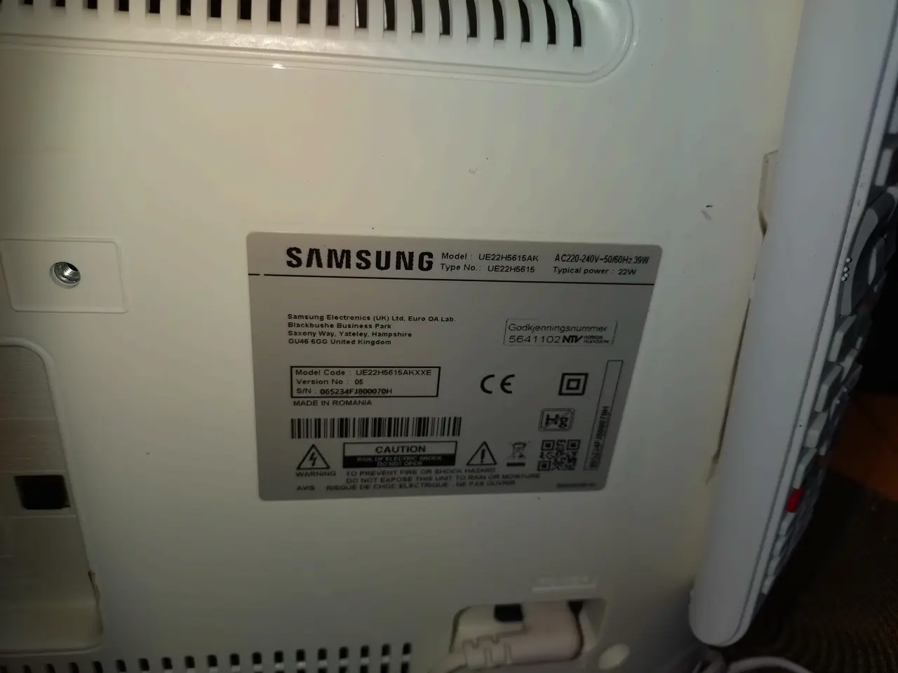 Billede 1 - Led samsung tv