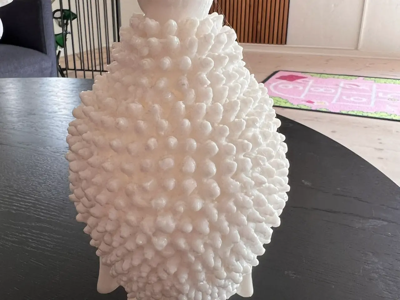 Billede 4 - Hvid Buddha hoved figur til dekoration