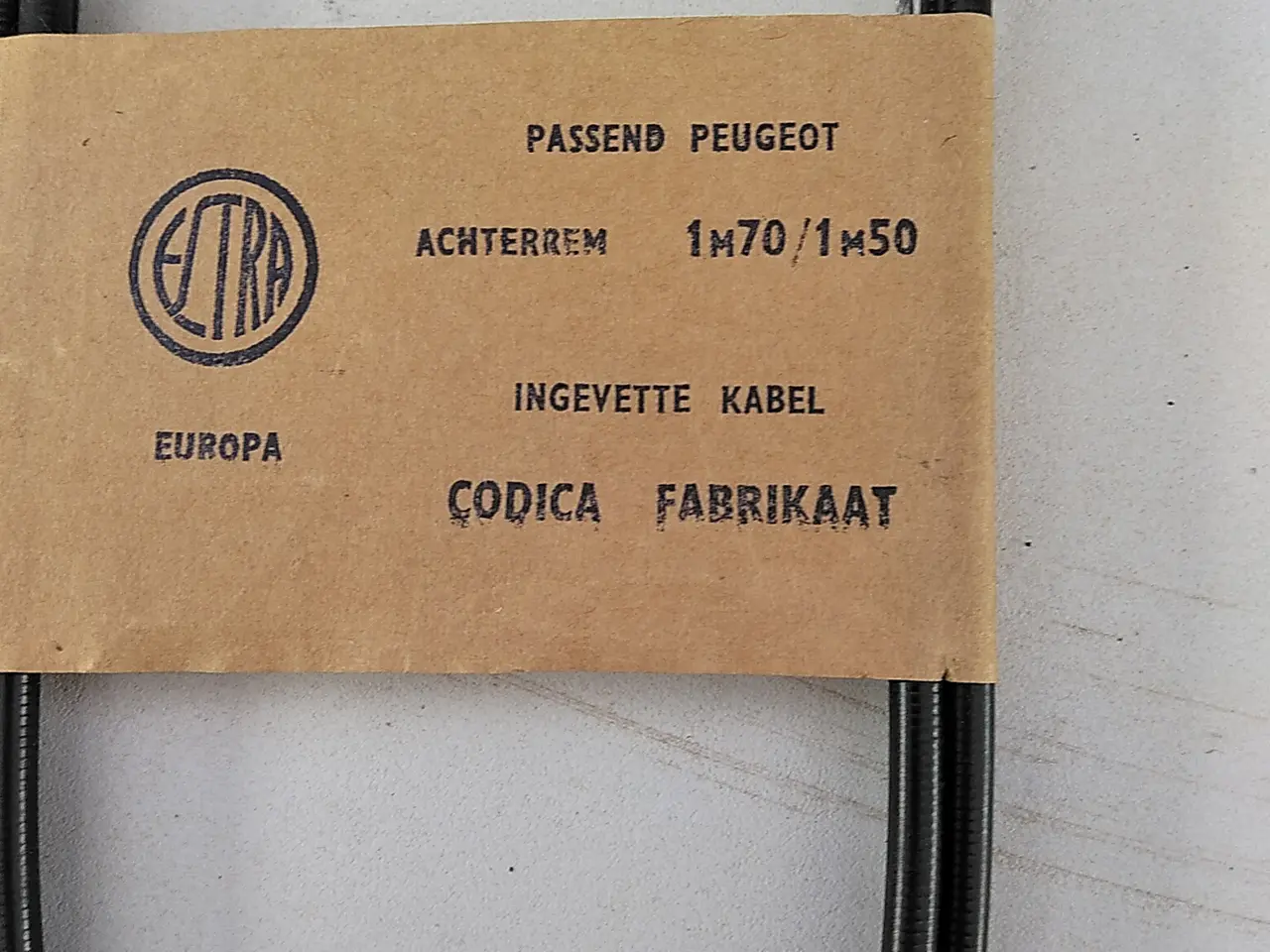 Billede 2 - Bagbremser kabel Peugeot